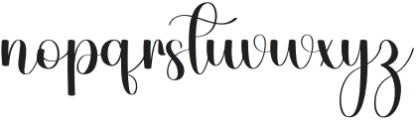 Stylish Baby Regular otf (400) Font LOWERCASE