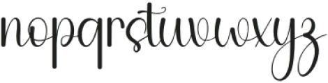 Stylish Beautiful Regular otf (400) Font LOWERCASE