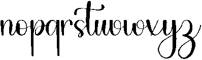 Stylish Christmas Regular otf (400) Font LOWERCASE
