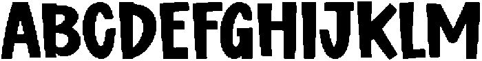 Stylish Chunky otf (400) Font UPPERCASE