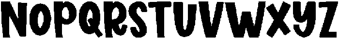 Stylish Chunky otf (400) Font UPPERCASE