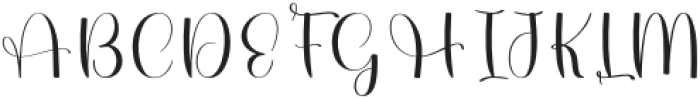 Stylish Darling Regular otf (400) Font UPPERCASE