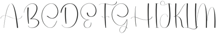 Stylish Design Regular otf (400) Font UPPERCASE