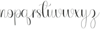 Stylish Design Regular otf (400) Font LOWERCASE