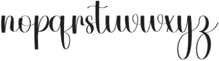 Stylish Fashion Regular otf (400) Font LOWERCASE