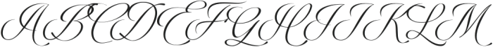 Stylish Flairs Script otf (400) Font UPPERCASE