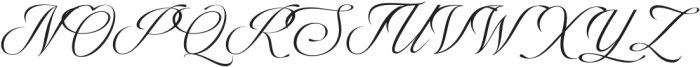 Stylish Flairs Script otf (400) Font UPPERCASE