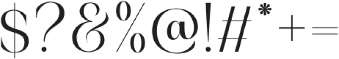Stylish Flairs Serif otf (400) Font OTHER CHARS