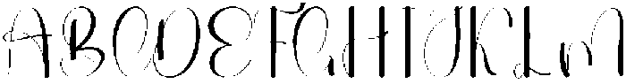 Stylish Grandpa Regular otf (400) Font UPPERCASE