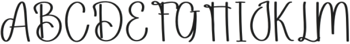 Stylish Handwriting Regular otf (400) Font UPPERCASE