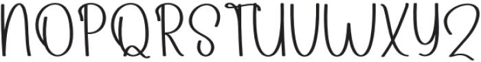 Stylish Handwriting Regular otf (400) Font UPPERCASE