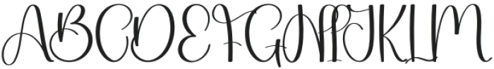 Stylish Handwritten Regular otf (400) Font UPPERCASE