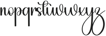 Stylish Handwritten Regular otf (400) Font LOWERCASE