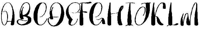 Stylish  January Regular otf (400) Font UPPERCASE