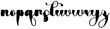 Stylish  January Regular otf (400) Font LOWERCASE