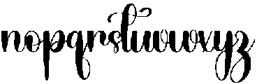 Stylish Jhonatan Regular otf (400) Font LOWERCASE
