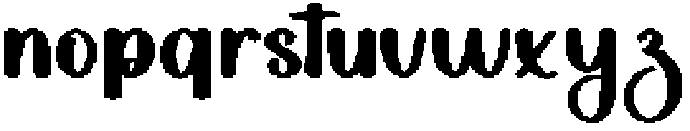 Stylish Outside Regular otf (400) Font LOWERCASE