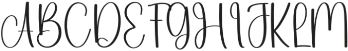 Stylish Productly Regular otf (400) Font UPPERCASE