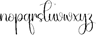 Stylish Regular otf (400) Font LOWERCASE