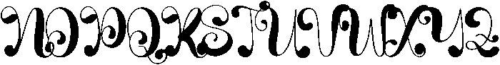 Stylish Regular otf (400) Font UPPERCASE