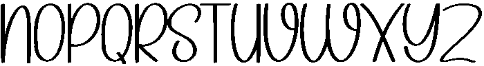 Stylish Signature Regular otf (400) Font UPPERCASE