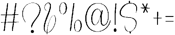 Stylish Signature Regular otf (400) Font OTHER CHARS