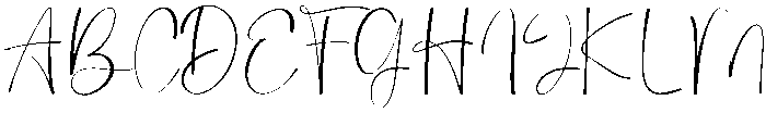 Stylish Signature Regular otf (400) Font UPPERCASE