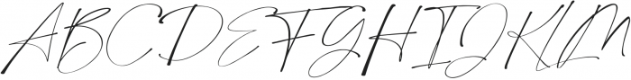 Stylish Signature Regular otf (400) Font UPPERCASE