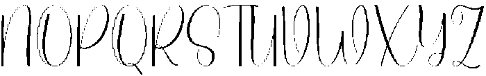 Stylish Sunday Regular otf (400) Font UPPERCASE
