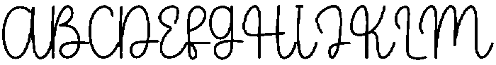 Stylish Vacation Regular otf (400) Font UPPERCASE
