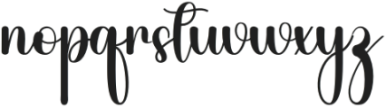 Stylish Vintage Regular otf (400) Font LOWERCASE