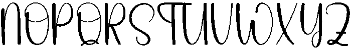 Stylish Writing Regular otf (400) Font UPPERCASE