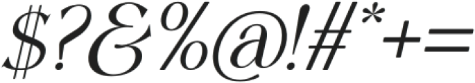 StylishAvenger-Italic otf (400) Font OTHER CHARS