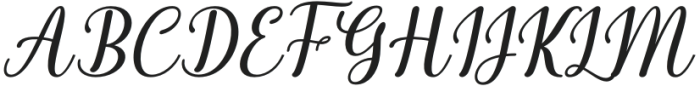 StylishScript-Italic otf (400) Font UPPERCASE