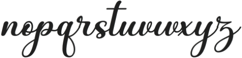 StylishScript-Italic otf (400) Font LOWERCASE
