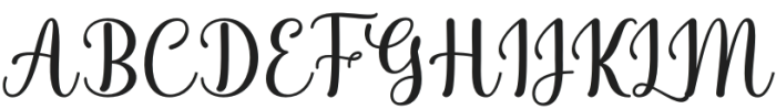 StylishScript-Regular otf (400) Font UPPERCASE