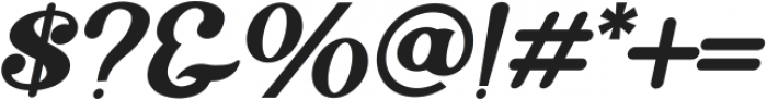 Stylistic Vibe Italic otf (400) Font OTHER CHARS