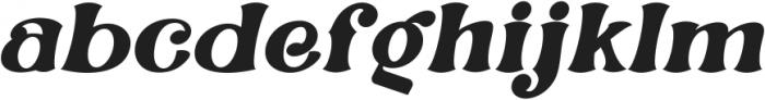Stylistic Vibe Italic otf (400) Font LOWERCASE