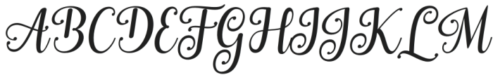 StylistyScript-Italic otf (400) Font UPPERCASE