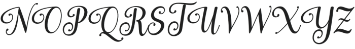 StylistyScript-Italic otf (400) Font UPPERCASE