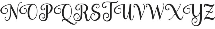 StylistyScript-Regular otf (400) Font UPPERCASE