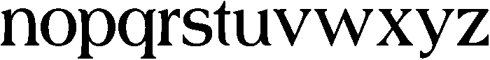stardust otf (400) Font LOWERCASE