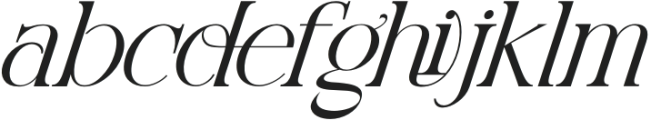 starting martello Light Italic otf (300) Font LOWERCASE