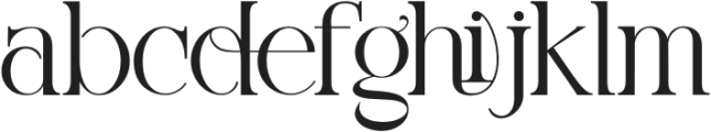 starting martello Light otf (300) Font LOWERCASE