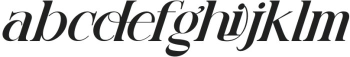 starting martello Regular Italic otf (400) Font LOWERCASE