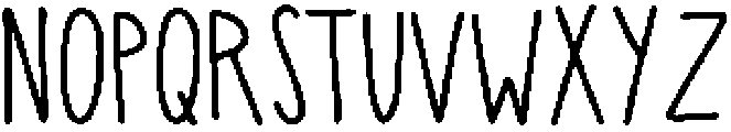 strawberry otf (400) Font LOWERCASE