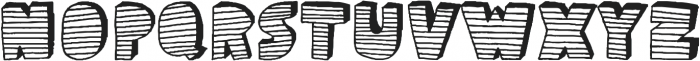 stripe3D ttf (400) Font LOWERCASE