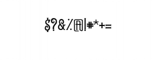 STANFORD.ttf Font OTHER CHARS