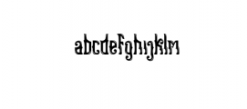 Stangbunder-Regular.ttf Font LOWERCASE