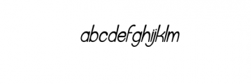 Starled Italic.otf Font LOWERCASE